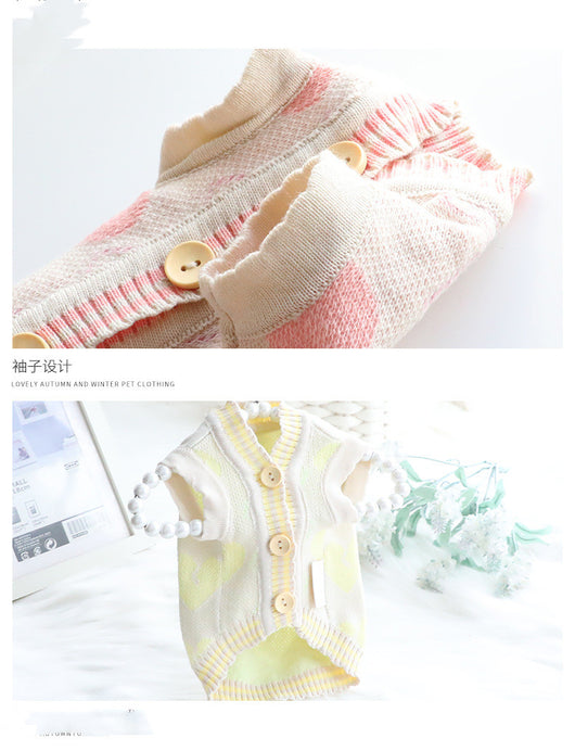 Suéter Cardigan Princesa para Perros y Gatos - Ropa de Otoño e Invierno - Image 10