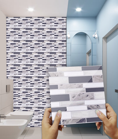 Adhesivos de Mosaico Mármol Embossed para Cocina y Baño - Image 14