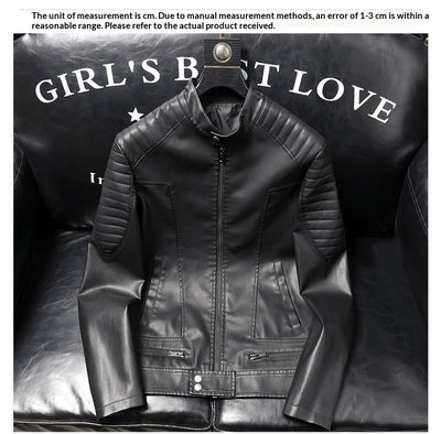 Chaqueta de Cuero PU para Hombre con Detalles de Cremallera - Image 8