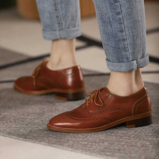 Zapatos Cómodos para Mujer con Tiras Cruzadas y Tacón Bajo