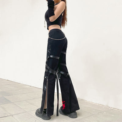 Pantalones Casuales Estampado Oscuro Street Spice - Image 3