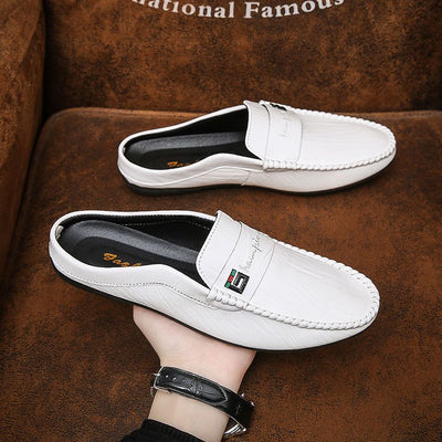 Mocasines Hombre Cuero Cerrados sin Talón - Comodidad Slip-On - Image 2