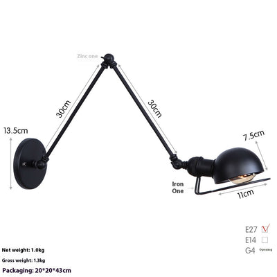 Lámpara LED de Pared Articulada para Estudio y Dormitorio - Image 22