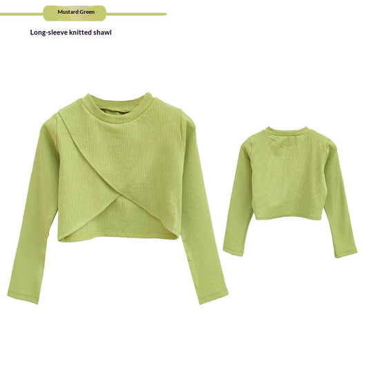 Cardigan Tejido para Danza - Abrigo Elegante sobre Vestuario de Ballet - Image 8