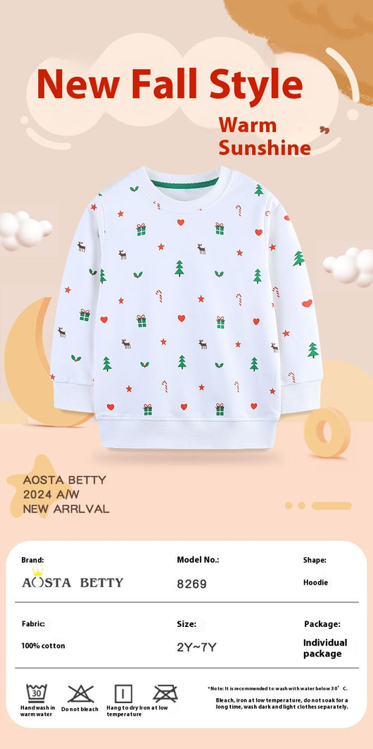 Sudadera Infantil Estampada Navideña - Image 9