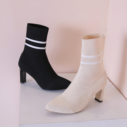 Botas Stiletto Puntiagudas Elegantes para Mujer - Image 3