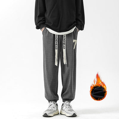 Pantalones Acolchados de Algodón Europeo Pesado para Hombre - Confort Otoño Invierno - Image 8