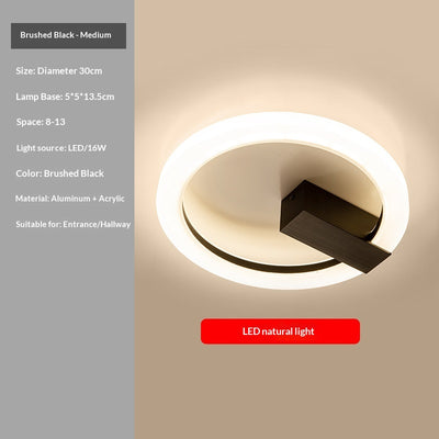 Lámpara de Techo LED Minimalista Nórdica para Recibidor y Entrada - Image 12