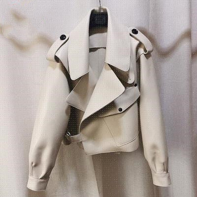 Chaqueta de Cuero para Mujer Estilo Retro Clásico - Image 25