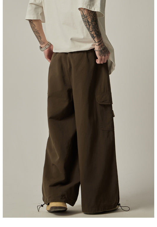Pantalones Rectos Amplios de Diseño Trendy para Hombre - Versátiles y Cómodos - Image 13