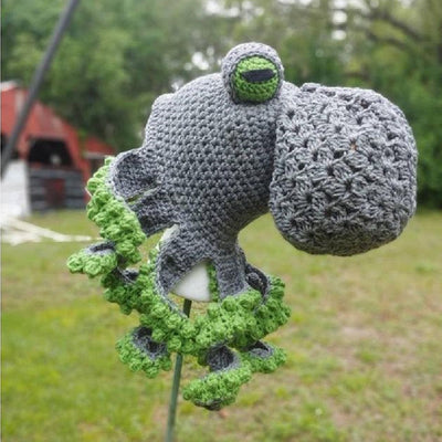 Gorro de Pulpo Tejido a Mano - Diseño Divertido y Único en Lana - Image 9