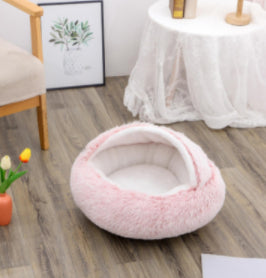 Cama 2 en 1 para Perros y Gatos - Cama Cálida de Felpa Suave Tipo Casa - Image 141