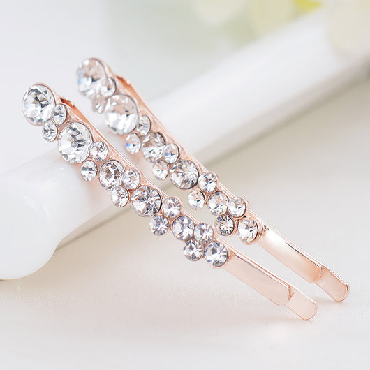 Pinza para Cabello Infantil con Moño Brillante y Strass - Image 8