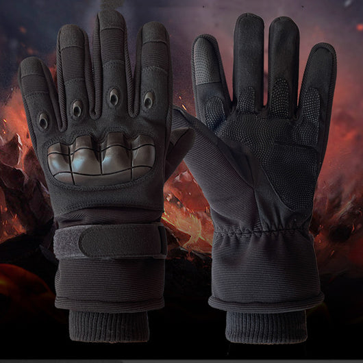 Guantes de Combate Combat Fighting Plus Terciopelo Dedos Largos para Hombre