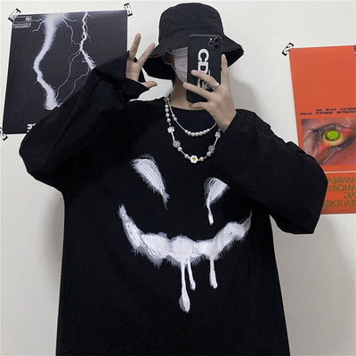 Camiseta Harajuku Estampada de Manga Larga Unisex - Image 6