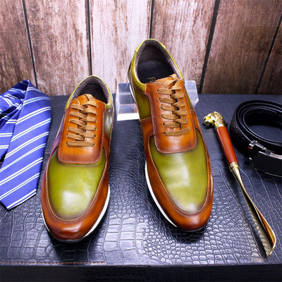 Zapatos de Cuero Esponjoso para Caballero con Suela de Goma - Image 9
