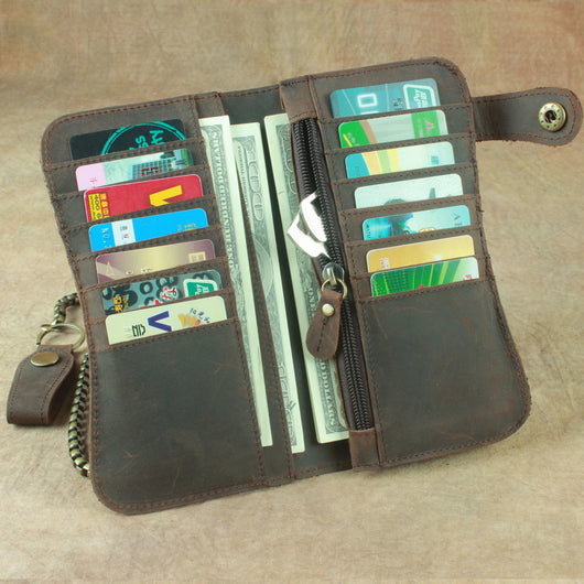 Llavero Monedero de Piel de Caballo para Hombre - Image 2