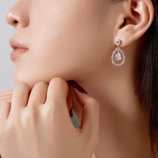 Aretes de Plata Esterlina 925 para Boda - Image 2