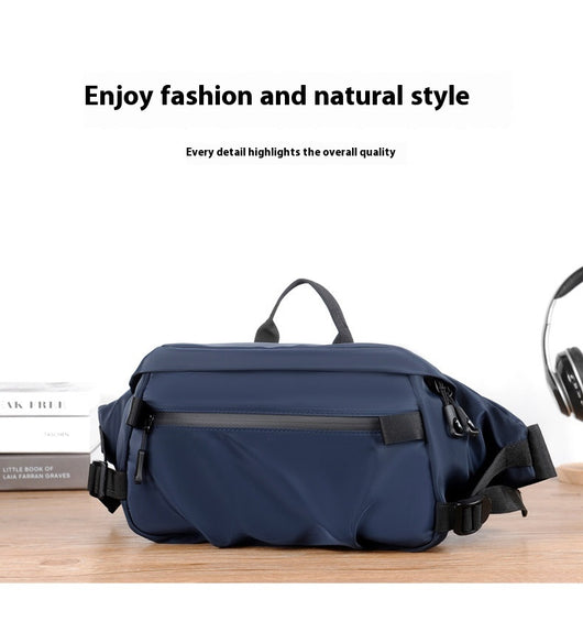 Mochila Bandolera Hombre Gran Capacidad - Bolsa Pecho Versátil para Estudiante y Commuter - Image 63