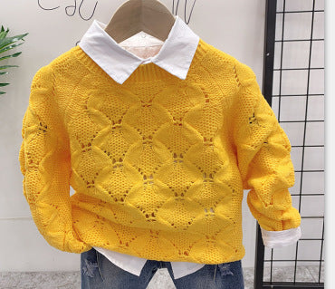 Conjunto Infantil 3 Piezas: Suéter Estampado, Remera y Jeans - Image 2