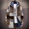 Casaco Masculino Longo Casual com Capuz - Inverno Elegante