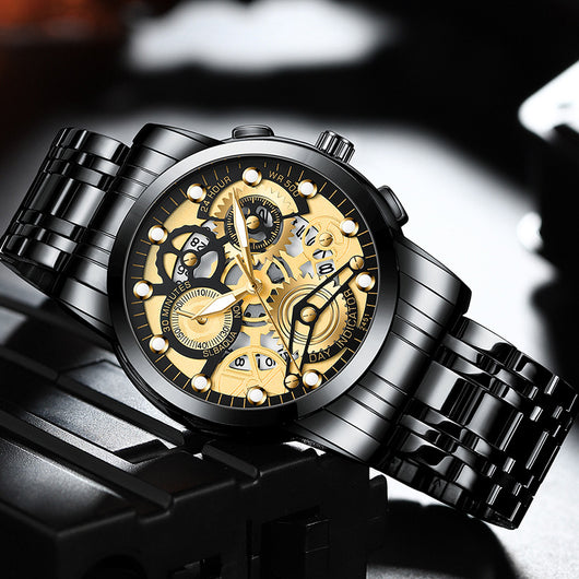 Reloj de Negocios Hueco para Hombre sin Mecanismo Visible - Image 10