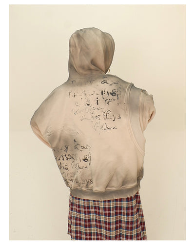 Sudadera Falsa Dos Piezas con Capucha para Mujer - Corte Holgado - Image 23