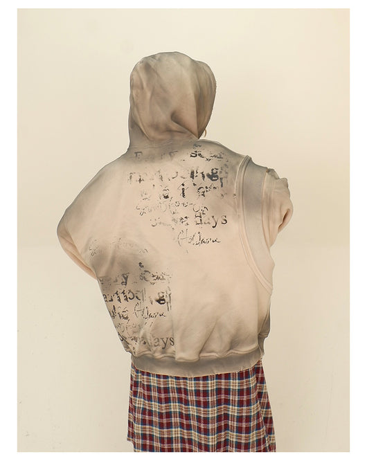 Sudadera Falsa Dos Piezas con Capucha para Mujer - Corte Holgado - Image 23