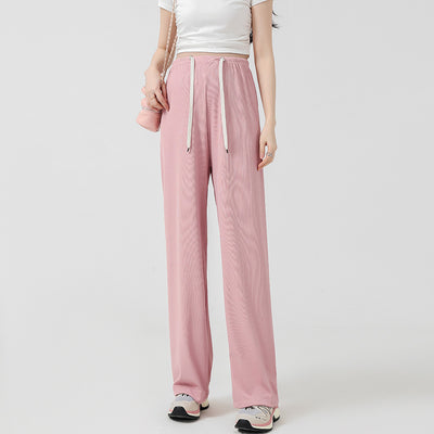 Pantalones Premamá Cómodos de Pierna Ancha sin Cintura Ajustable - Image 10