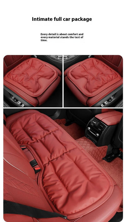 Juego de Cojines para Asiento de Auto en Cuero Antiensuciamiento - Set de 3 Piezas Invierno - Image 35