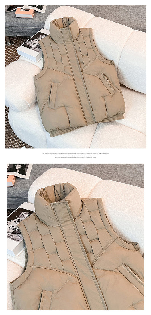 Chaleco Casual de Cuello Parado - Diseño Versátil y Moderno - Image 8