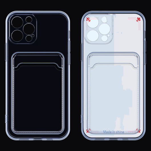 Funda Transparente para Móvil con Protección Anti-amarillamiento y Ranura para Tarjeta - Image 7