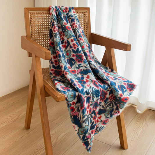 Bufanda Chal Cachemir Estampada Premium - Abrigo Versátil para Viajeros