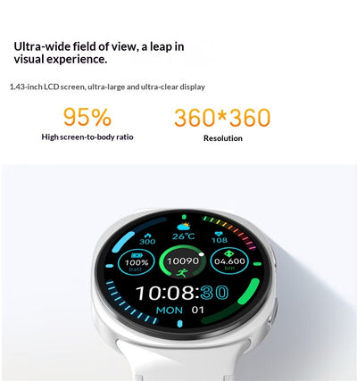 Reloj Inteligente JS Watch8 Pantalla Redonda 1.43 Pulgadas - Image 23