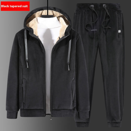 Conjunto de Sudadera y Pantalón de Terciopelo Silver Fox Talla Grande - Image 6