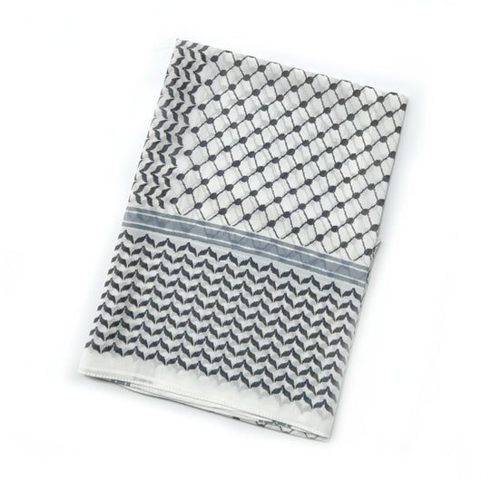 Pañuelo Árabe de Gasa Estampado a Cuadros - Image 7