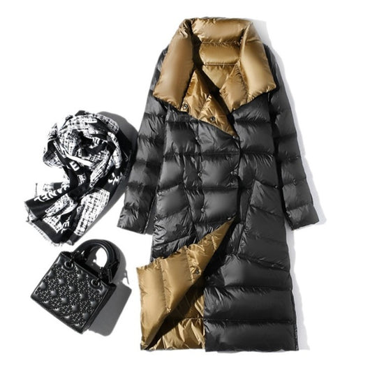 Chaqueta de Plumón de Pato Ligera - Abrigo Invernal Midi Elegante - Image 11