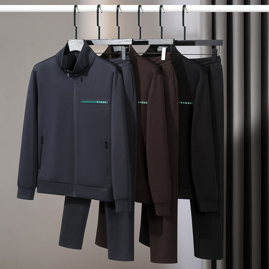 Conjunto Deportivo Casual de Dos Piezas con Mangas Largas para Hombre - Image 4