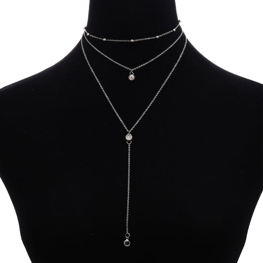 Collar Étnico Retro con Colgante de Aleación