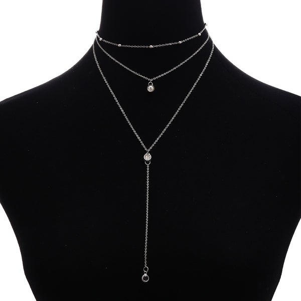 Collar Étnico Retro con Colgante de Aleación