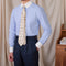 Camisa Hombre Rayas Algodón Manga Larga