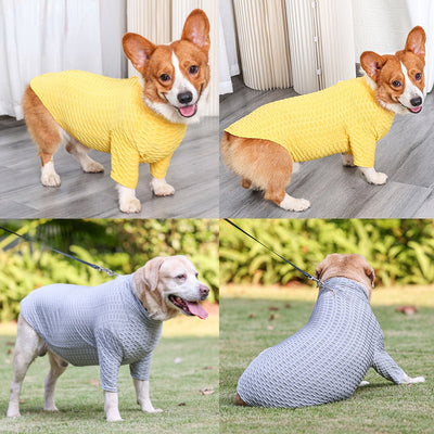 Playera Térmica de Cuello Alto para Mascotas - Ajuste Slim Elástico Otoño Invierno - Image 11