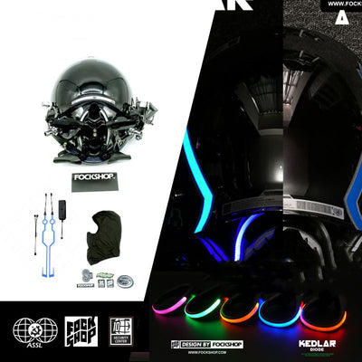 Máscara Cyberpunk LED Diodo KEDLAR - Edición DIY Personalizable - Image 25