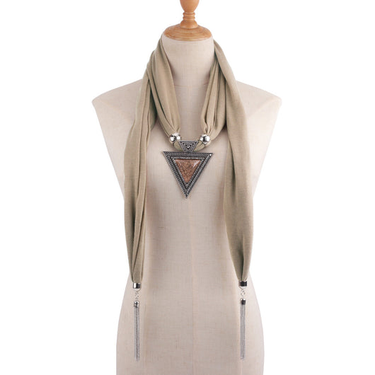 Collar Pañuelo de Moda Europea con Resina y Aleación - Image 34