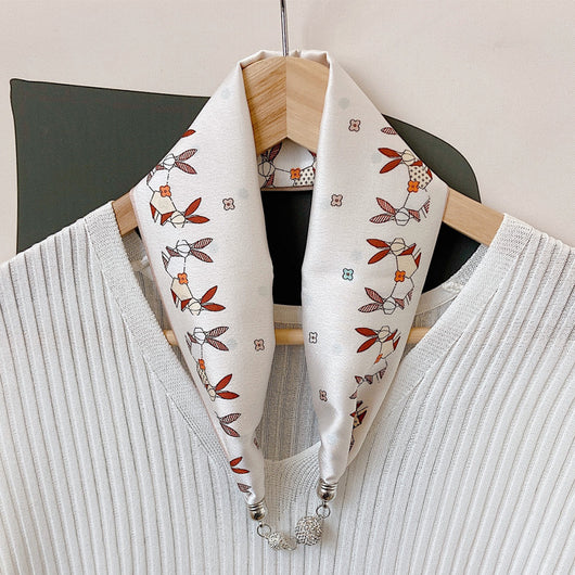 Pañuelo de Seda con Cierre Magnético - Protección y Elegancia para el Cuello - Image 4