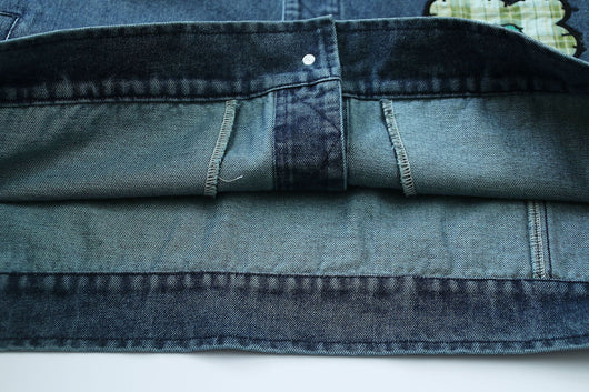 Chaqueta Denim Vintage con Bordado de Pareja - Image 18