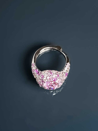 Anillo Ajustable de Cristal y Piedras Preciosas Metafísicas - Image 9