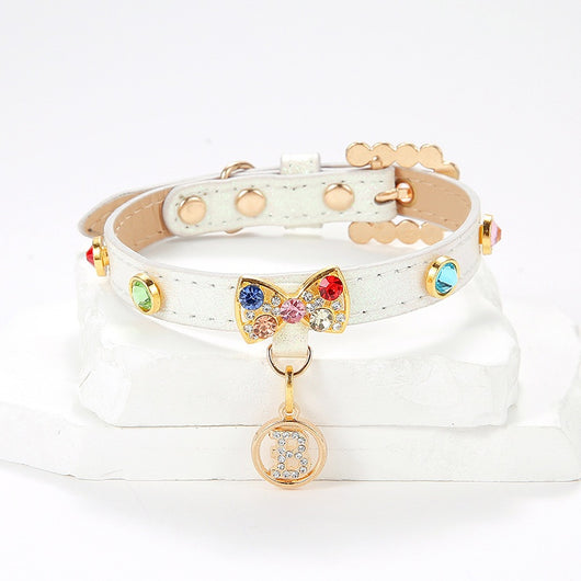 Collar para Gato con Moño de Diamantes y Aleación Elegante - Image 10