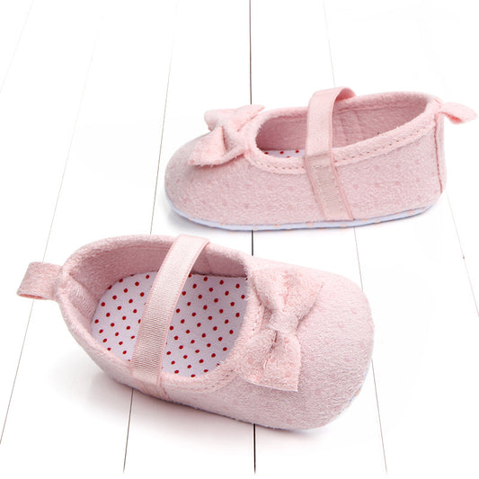 Zapatos Antideslizantes para Bebé Niña con Moño - 0 a 12 Meses - Image 2