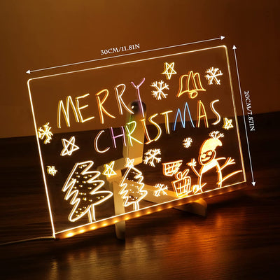 Pizarra LED Luminosa para Dibujar con Soporte y Mensajes Personalizados - Image 5
